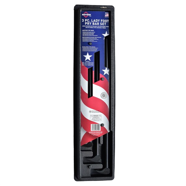 3PC LADY FOOT PRY BAR SET